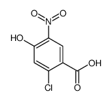 2-氯-4-羟基-5-硝基苯甲酸结构式