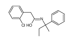 2-(2-chlorophenyl)-N-(2-phenylbutan-2-yl)acetamide结构式