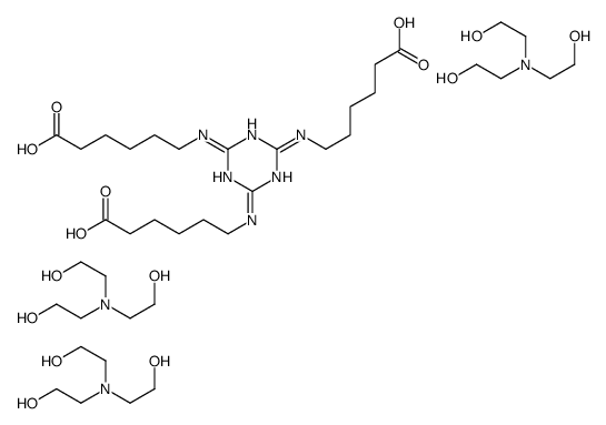 三嗪聚羧酸三乙醇胺盐结构式