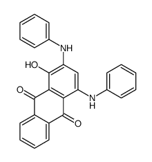 1-hydroxy-2,4-bis(phenylamino)anthraquinone结构式