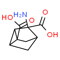 Tricyclo[2.2.1.02,6]heptane-1,3-dicarboxylic acid, 3-amino-, (1S,2R,3R,4S,6S)- (9CI)结构式