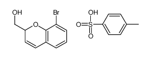 (8-bromo-2H-chromen-2-yl)methanol,4-methylbenzenesulfonic acid Structure