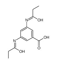 3,5-bis[(1-oxopropyl)amino]benzoic acid Structure