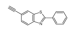 6-ethynyl-2-phenyl-1,3-benzothiazole结构式