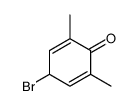 4-bromo-2,6-dimethylcyclohexa-2,5-dien-1-one Structure