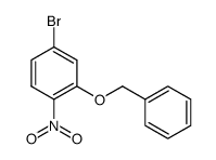 2-(benzyloxy)-4-bromo-1-nitrobenzene结构式