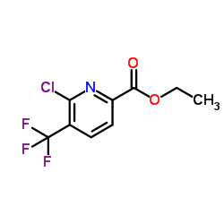 Ethyl 6-chloro-5-(trifluoromethyl)picolinate Structure