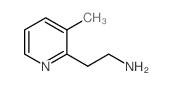 3-甲基-2-吡啶乙胺结构式