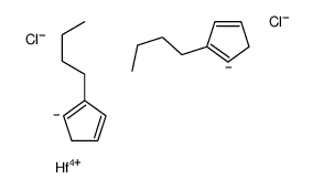 双(丁基环戊二烯)二氯化铪(Ⅳ)结构式