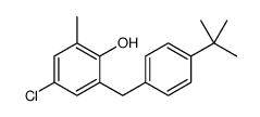 2-[(4-tert-butylphenyl)methyl]-4-chloro-6-methylphenol Structure