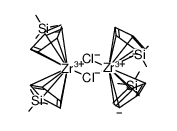 [(η5-C5H4SiMe3)2Zr(μ-Cl)]2 Structure
