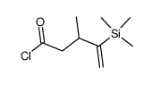 3-methyl-4-trimethylsilyl-4-pentenoyl chloride结构式