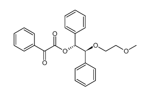 oxo-phenylacetic acid (1R,2S)-2-(2-methoxyethoxy)-1,2-diphenylethyl ester结构式
