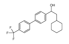 2-环己基-1-(4’-三氟甲基联苯-4-基)乙醇结构式