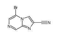 5-bromoimidazo[1,2-a]pyrazine-2-carbonitrile结构式