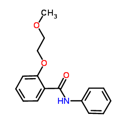 2-(2-Methoxyethoxy)-N-phenylbenzamide结构式
