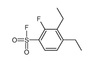 3,4-diethyl-2-fluorobenzenesulfonyl fluoride Structure