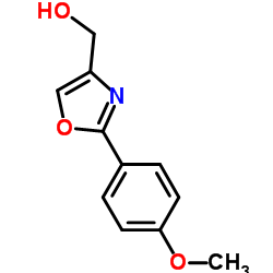 [2-(4-Methoxyphenyl)-1,3-oxazol-4-yl]methanol Structure