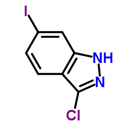 3-氯-6-碘 (1h)吲唑结构式