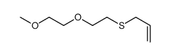 3-[2-(2-methoxyethoxy)ethylsulfanyl]prop-1-ene Structure