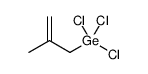 Germane, trichloro(2-methyl-2-propen-1-yl) Structure