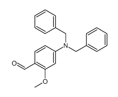 4-(dibenzylamino)-2-methoxybenzaldehyde Structure