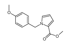 1-(4-甲氧基苄基)-1H-吡咯-2-羧酸甲酯结构式