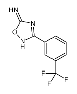 3-[3-(三氟甲基)苯基]-1,2,4-恶二唑-5-胺结构式