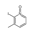 2-iodo-3-methyl-1-oxidopyridin-1-ium Structure