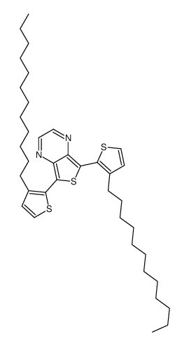 5,7-bis(3-dodecylthiophen-2-yl)thieno[3,4-b]pyrazine Structure