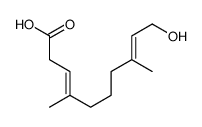 10-hydroxy-4,8-dimethyldeca-3,8-dienoic acid结构式