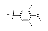 1-Methoxy-2,6-dimethyl-4-tert.-butyl-benzol结构式