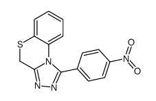 1-(4-nitrophenyl)-4H-[1,2,4]triazolo[3,4-c][1,4]benzothiazine Structure