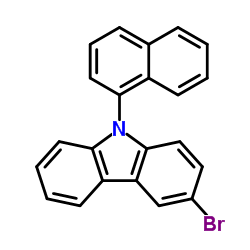 3-Bromo-9-(1-naphthyl)-9H-carbazole structure