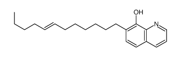7-(7-dodecenyl)quinolin-8-ol Structure