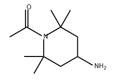 Ethanone, 1-(4-amino-2,2,6,6-tetramethyl-1-piperidinyl)- Structure