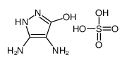 4,5-diamino-1,2-dihydro-3-oxopyrazole sulphate结构式