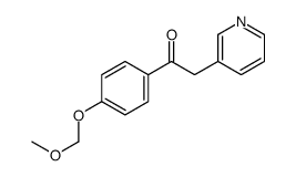 1-[4-(methoxymethoxy)phenyl]-2-pyridin-3-ylethanone结构式