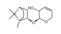 2(S)-(1-bornyloxy)-3(R)-hydroxy-3,6-dihydro-2H-pyran结构式