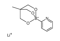 2-Pyridinylboronic acid tri(hydroxymethyl)ethane ester lithium salt Structure