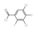3,5-DICHLORO-2,4-DIFLUOROBENZOYLCHLORIDE Structure