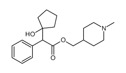 (1-methylpiperidin-4-yl)methyl 2-(1-hydroxycyclopentyl)-2-phenylacetate Structure
