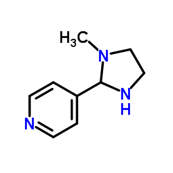 4-(1-Methyl-2-imidazolidinyl)pyridine structure