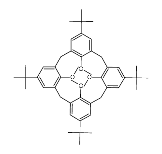 5,11,17,23-Tetra-p-tert-butyl-25,26,27,28-tetramethoxycalix[4]arene Structure