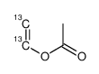 乙烯基13C2醋酸酯结构式