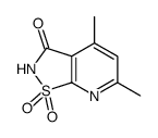 4,6-dimethyl-1,1-dioxo-[1,2]thiazolo[5,4-b]pyridin-3-one Structure