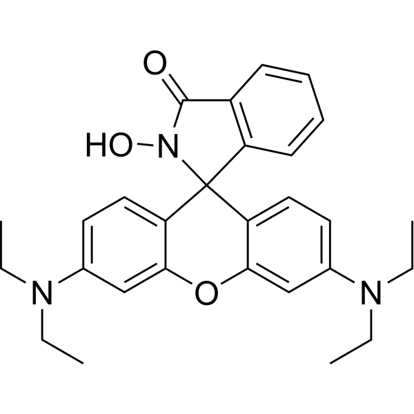 N-hydroxy Rhodamine B amide structure