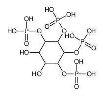 inositol-3,4,5,6-tetrakisphosphate Structure