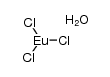 europium(III) chloride monohydrate Structure