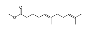 methyl 6,10-dimethylundeca-5,9-dienoate结构式